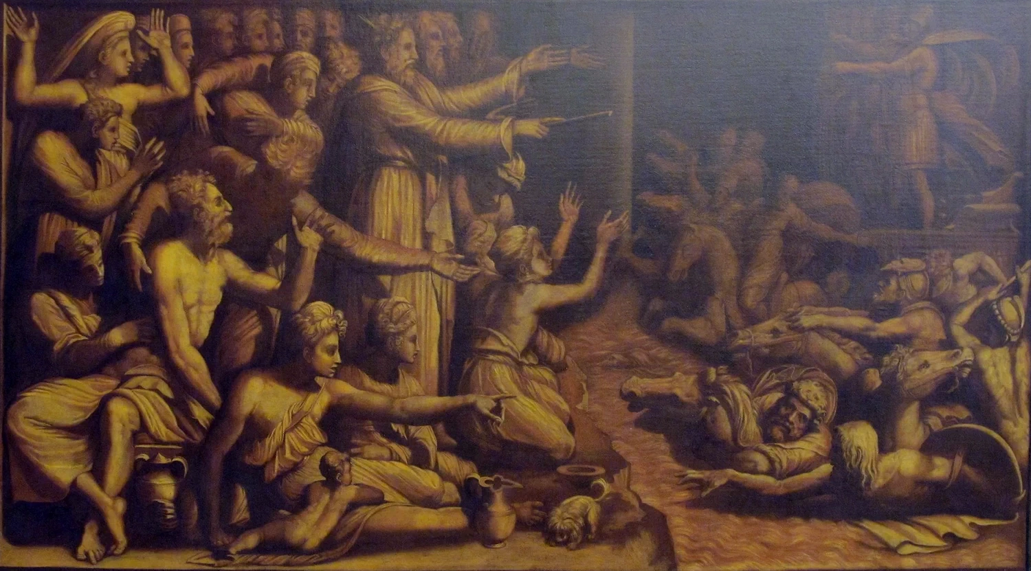 Perin del Vaga - 175, Attraversamento del mar Rosso, Palazzo degli Uffizi, Firenze